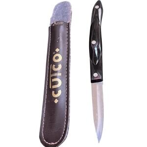 Vintage CUTCO 1720 1990 2.75" Paring Knife Black /RARE Cutco Shath